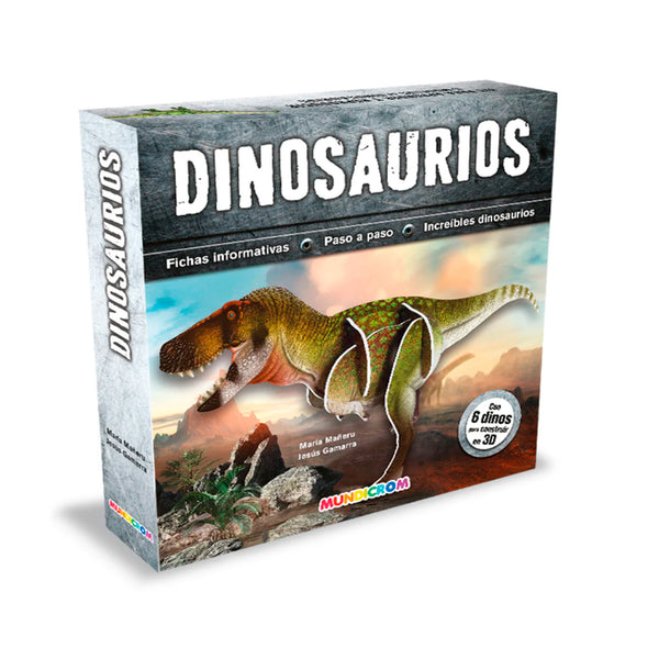 Libro Dinosaurios con Kit de Construcción