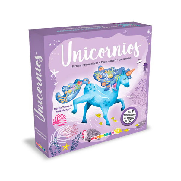 Libro Unicornios con Kit de Construcción