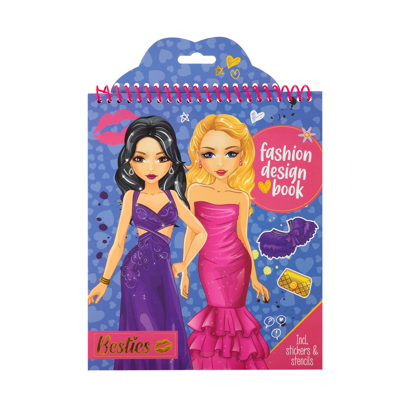 Libro de Diseños de Moda Morado - Besties