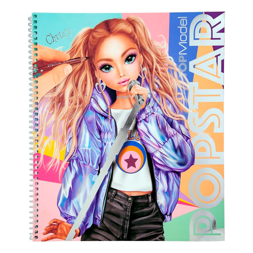 Libro para pintar Popstar- Top Model