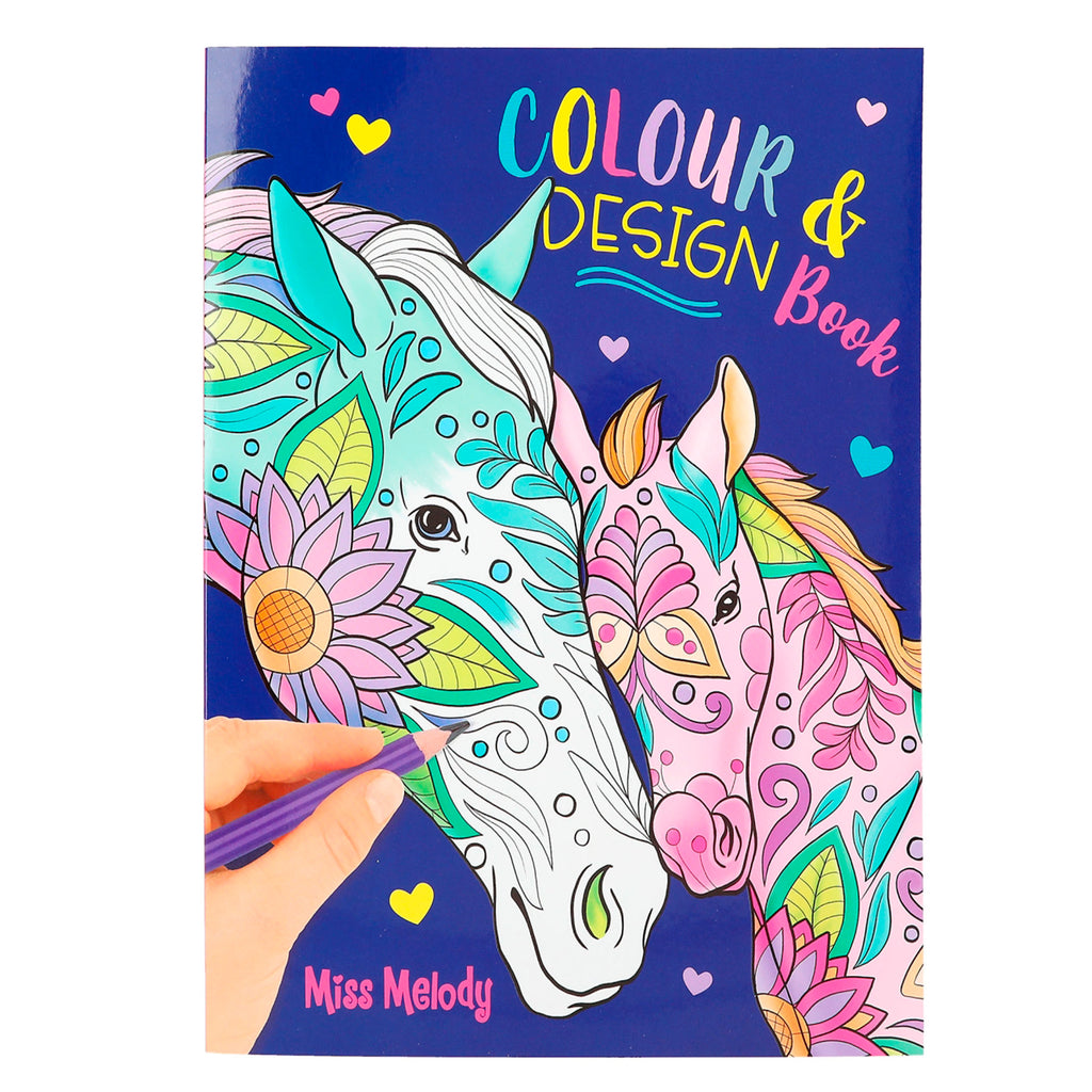 Miss Melody Colour & Design Book Caballos - Top Model