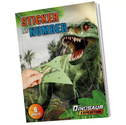 Sticker por Números Dinosaurio - Dinosaur Expedition