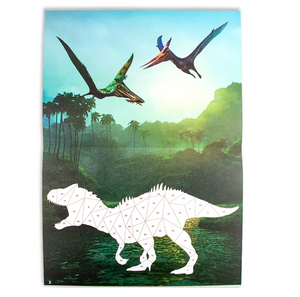 Sticker por Números Dinosaurio - Dinosaur Expedition