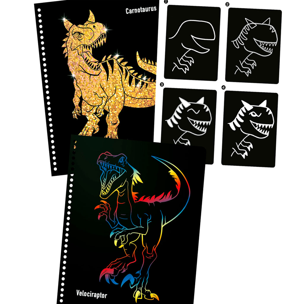 Dino World Magic Scratch Book - Top Model