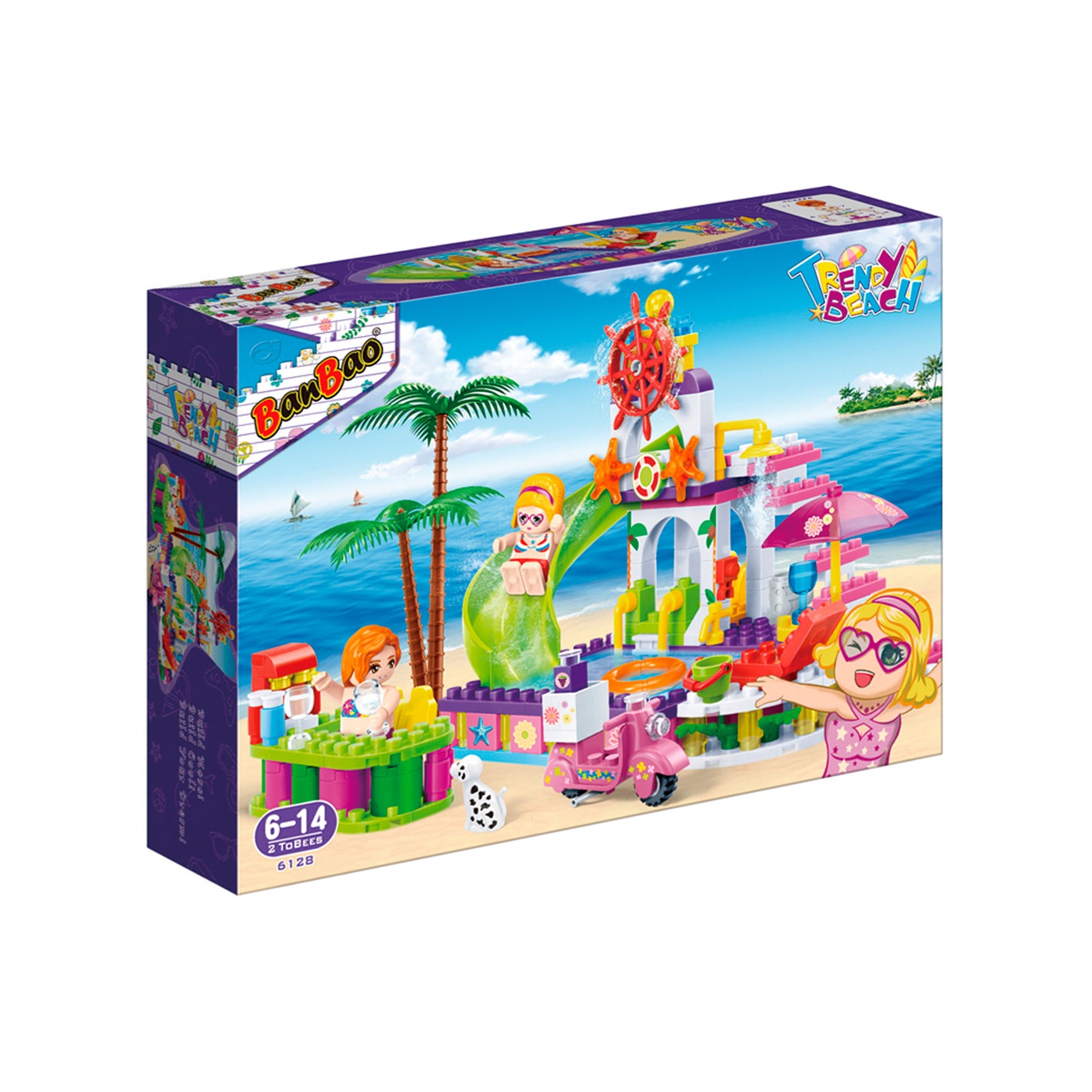 Set de Bloques Fiesta en la Playa - BanBao