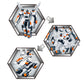Set de Bloques Robot Mech II Naranjo 3 en 1 215 Piezas - BanBao