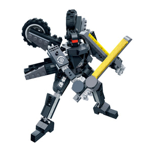Set de Bloques de Construcción Robot Mech II 2 en 1 Negro - Banbao