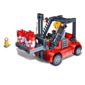 Set Bloques Construcción Grua de Carga 128 Piezas - BanBao