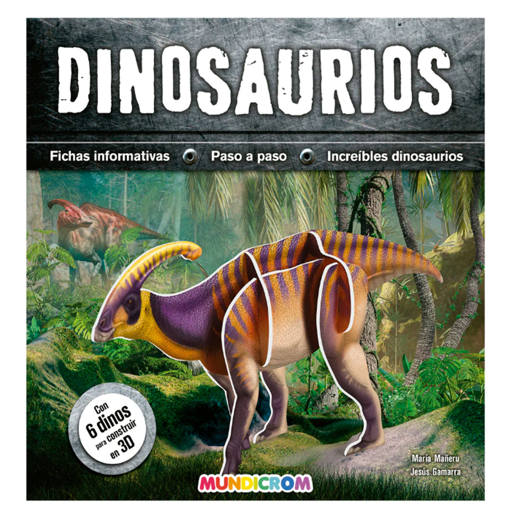 Libro Dinosaurios con Kit de Construcción
