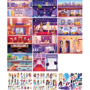 Álbum de Stickers Dress Me Up - Besties