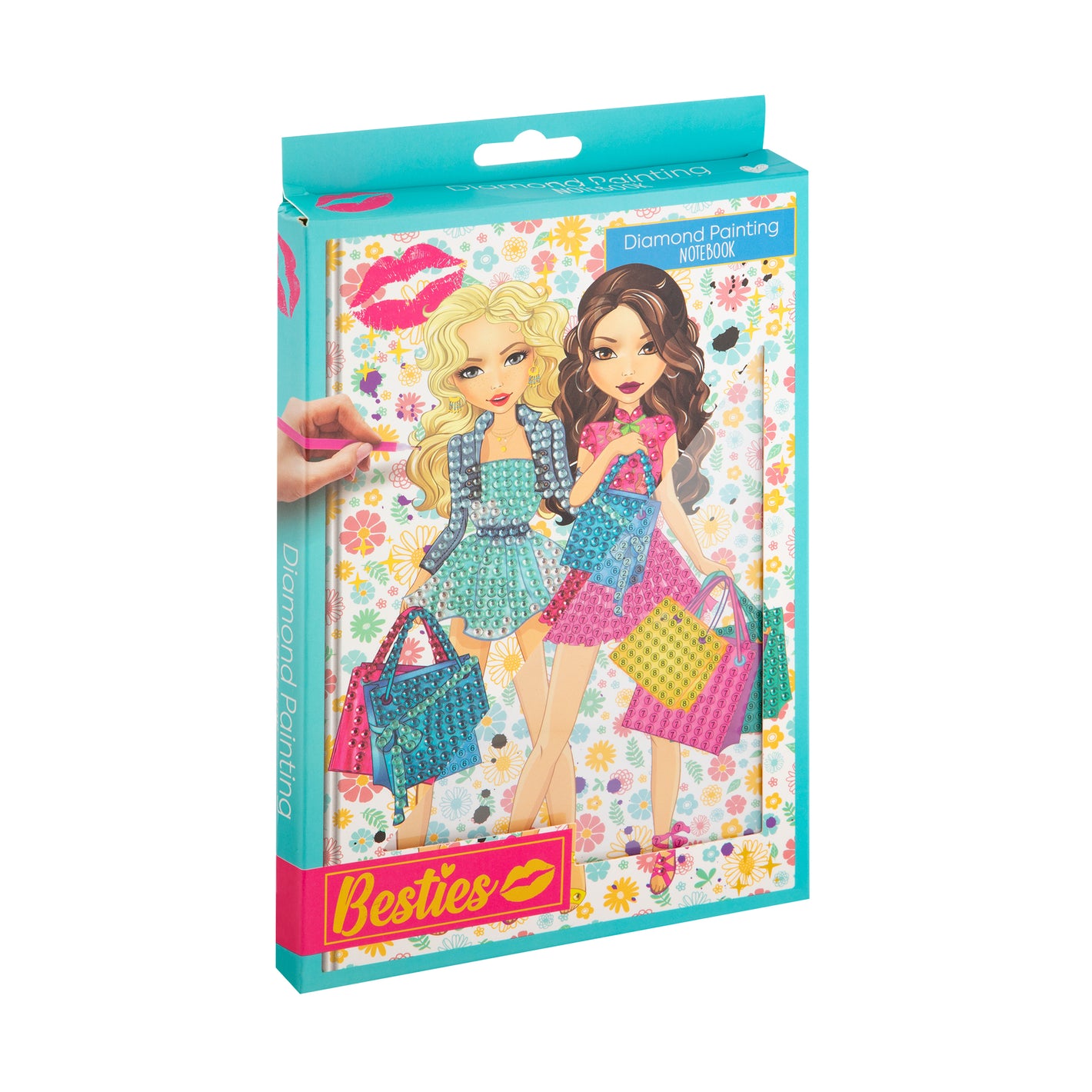 Cuaderno Pintura de Diamantes Celeste - Besties