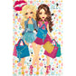 Cuaderno Pintura de Diamantes Celeste - Besties