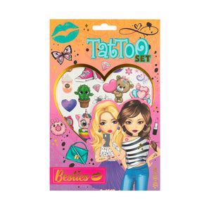 Set de Tatuajes Naranjo - Besties