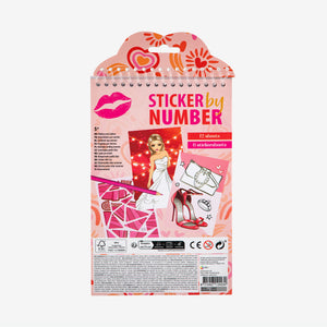 Sticker por Números Rosado - Besties