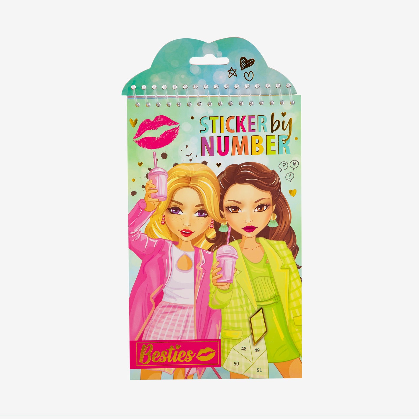 Sticker por Números Verde - Besties