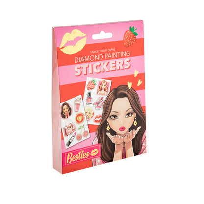 Stickers Pintura de Diamantes Rojo - Besties