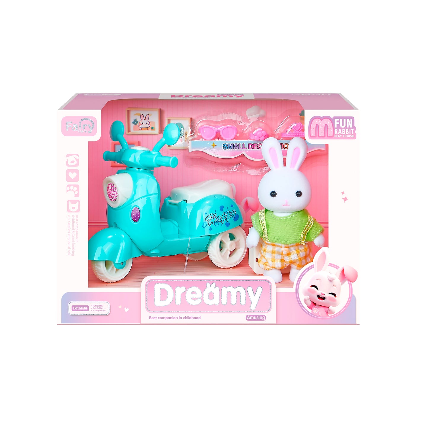 Set Moto Conejo - Dreamy