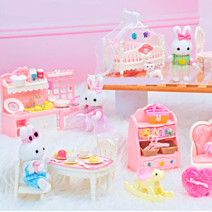 Set de Conejos con Accesorios Hogar Feliz - Dreamy