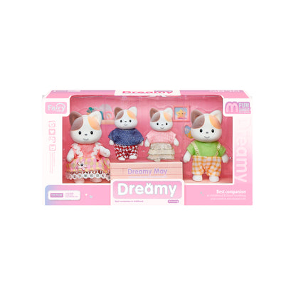 Set 4 Figuras Gatos - Dreamy