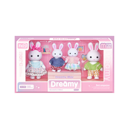 Set 4 Figuras Conejos - Dreamy
