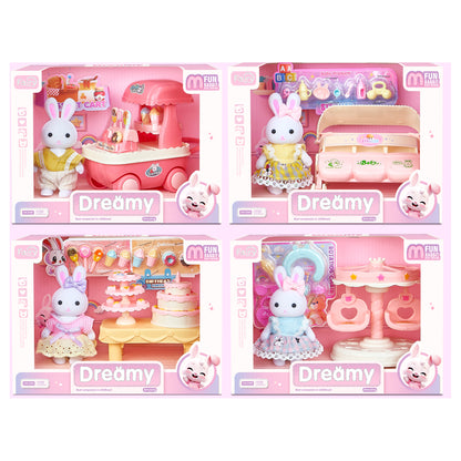 Set de Conejos con Accesorios - Dreamy