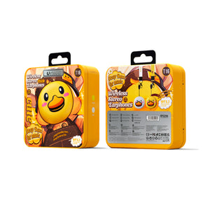 Audífonos Inalámbricos Deep Bass Pato Amarillo Unico