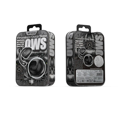 Audífonos Inalámbricos OWS Premium Deep Gris Oscuro Bass Unico