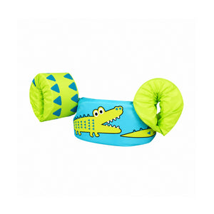 Flotador con Alitas Cocodrilo Celeste - Green Dolphin