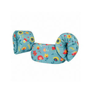 Flotador con Alitas Flores Celeste - Green Dolphin