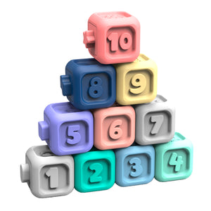 Bloques Cuadrados Pastel 10 Piezas - Grasp