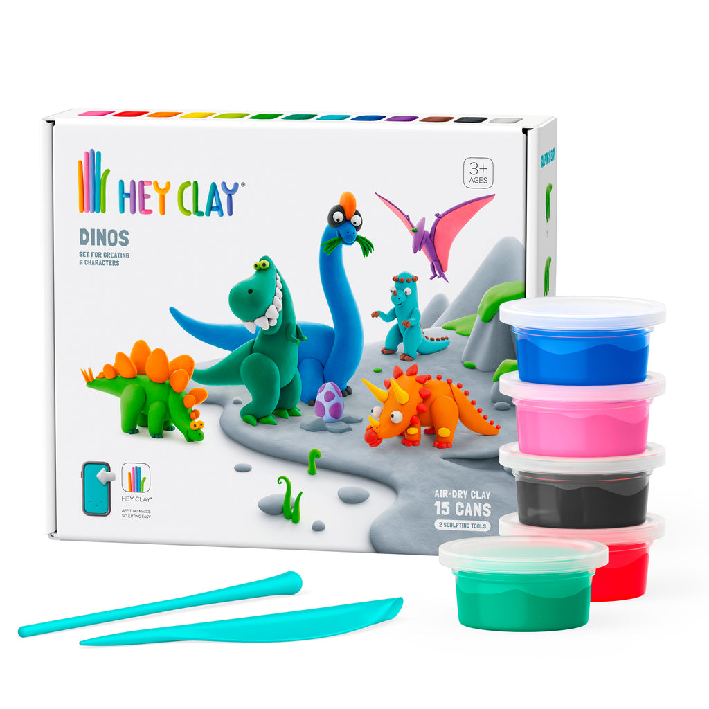 Dinosaurios: 15 Potes - Hey Clay