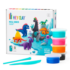 Mega Dinos: 15 Potes - Hey Clay