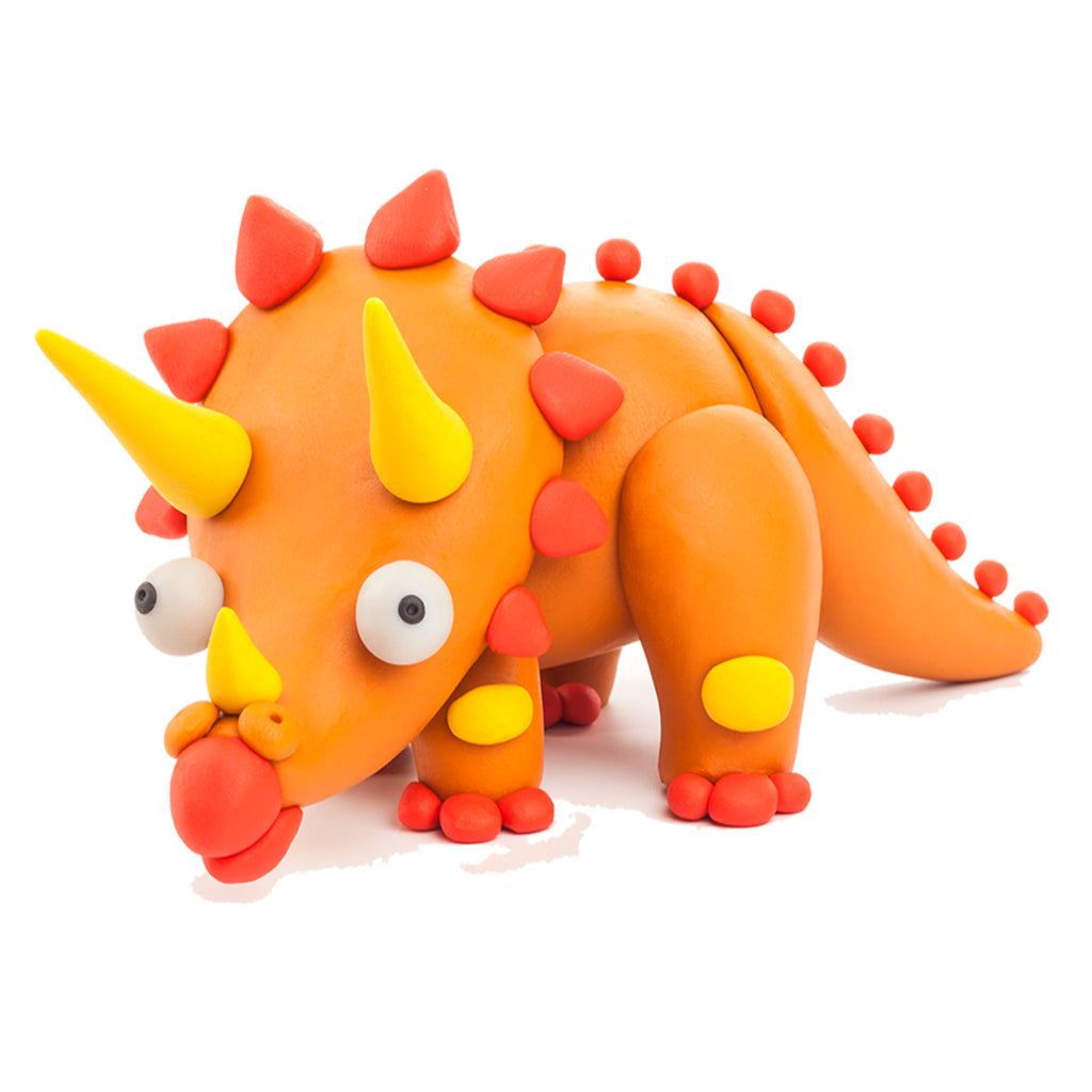 Dinosaurio: Triceratops 3 Potes - Hey Clay