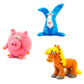 Animales: Cerdo, Caballo, Conejo 6 Potes - Hey Clay