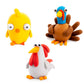 Aves de la Granja: Pollo, Pavo, Gallo 6 Potes - Hey Clay