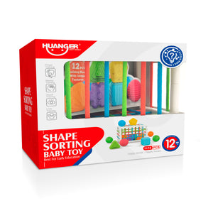 Rectángulo de Encaje y Sensorial Montessori 13 Piezas - Huanger