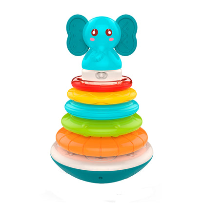 Juego Anillo Apilable Elefante - Huanger