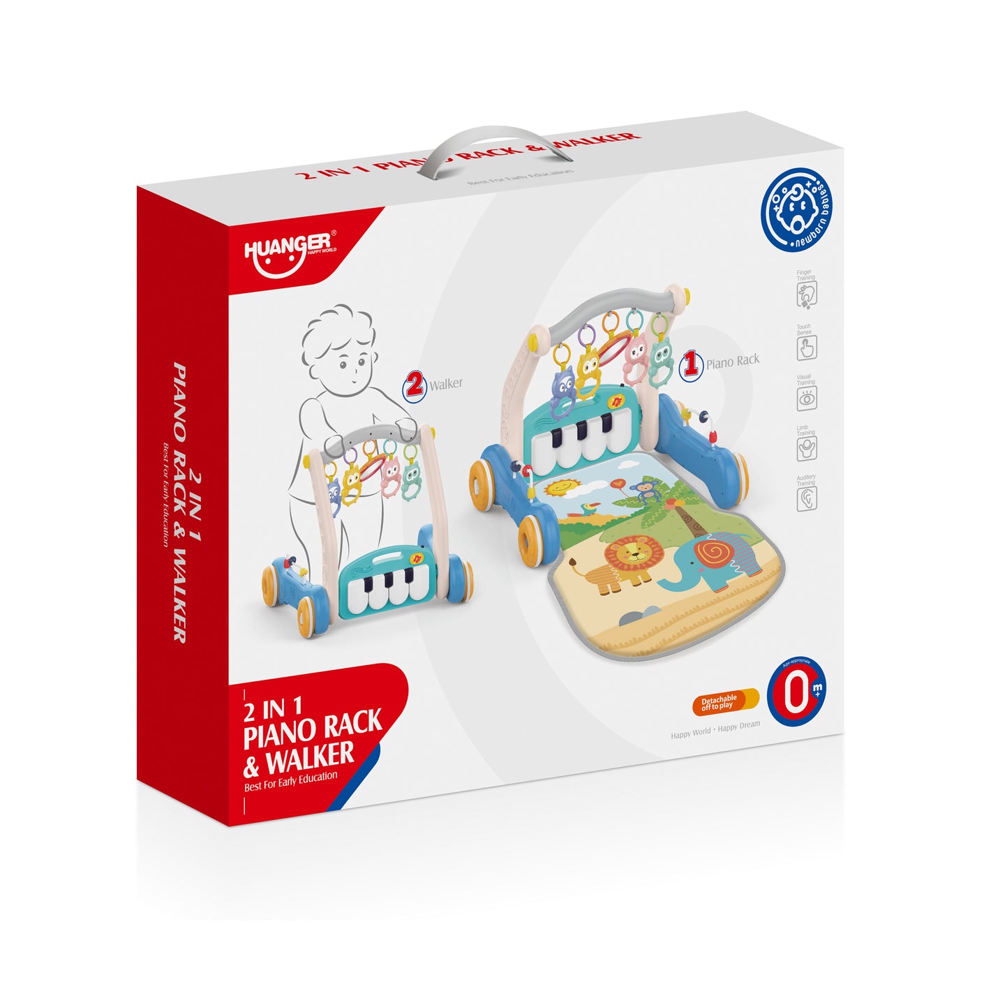 Gimnasio Infantil 2 en 1 Azul - Huanger