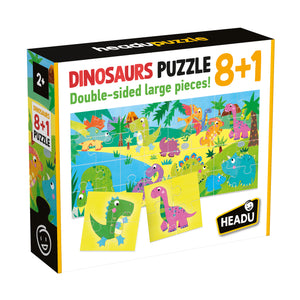 Puzzle de Dinosaurio Doble Cara - Headu