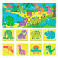Puzzle de Dinosaurio Doble Cara - Headu