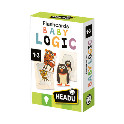 Tarjetas Didácticas Montessori Lógica Bebé - Headu