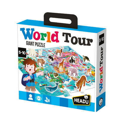 Puzzle Gigante Mundo - Headu