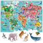 Puzzle Gigante Mundo - Headu