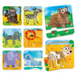 8 Puzzles Progresivos Animales Salvajes - Headu