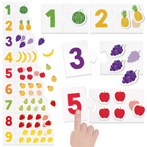 Juego Números Táctiles Montessori- Headu