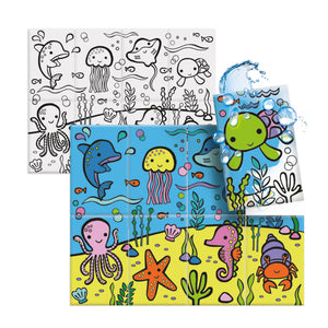 Maxi Tarjetas Didácticas Montessori para Baño de Bebé Colores Mágicos - Headu