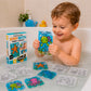 Maxi Tarjetas Didácticas Montessori para Baño de Bebé Colores Mágicos - Headu