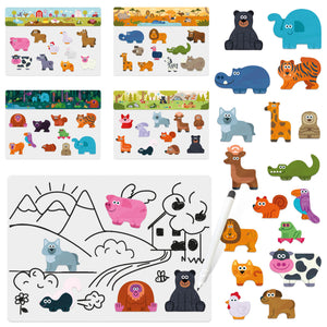 Juego Animales de Aprendizaje Magnético - Headu