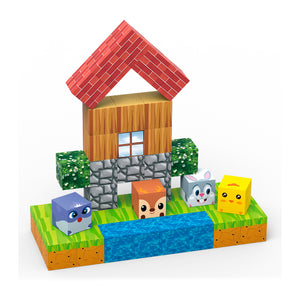 Bloques Magnéticos Parque de Animales - Creative World
