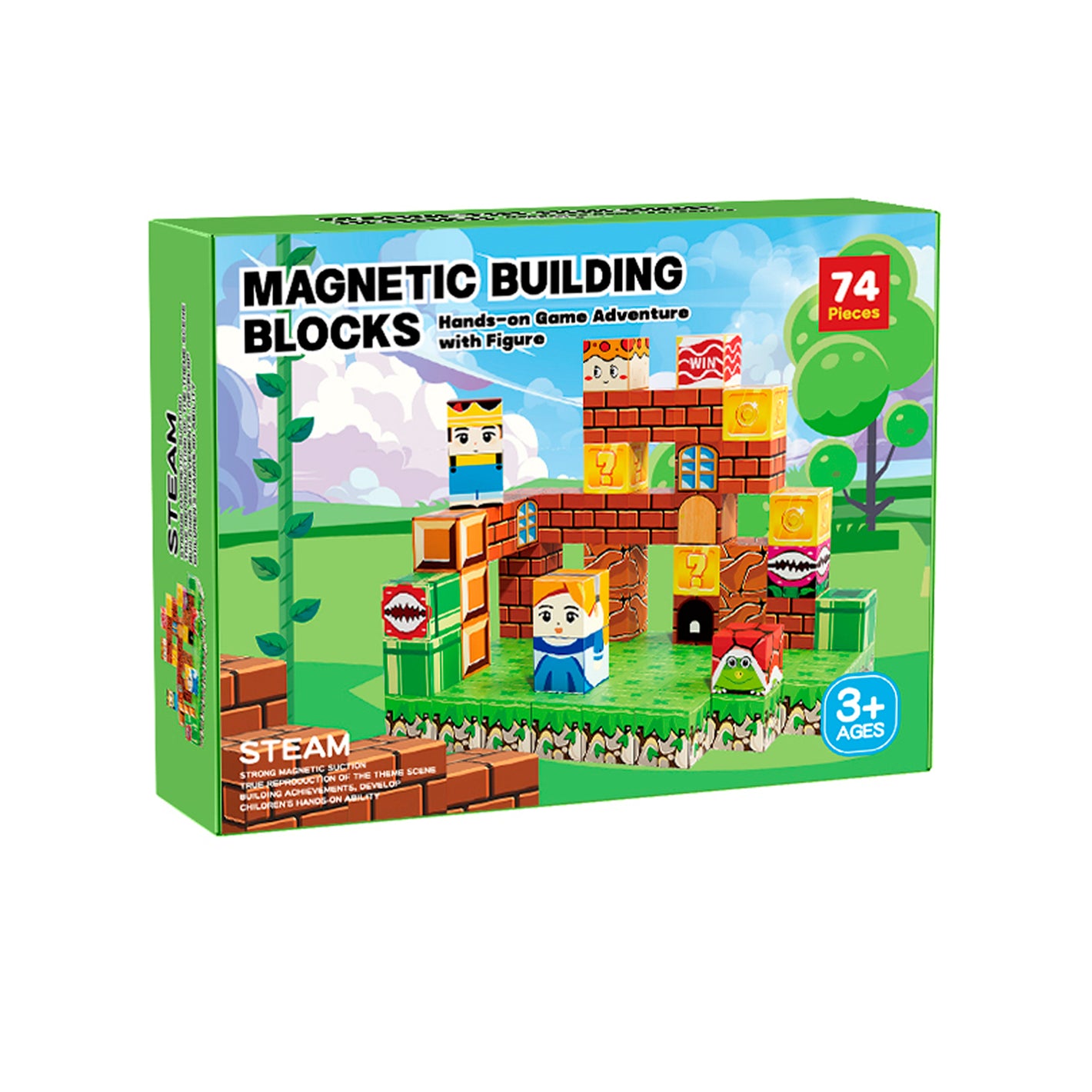 Bloques Magnéticos Super Mario - Creative World